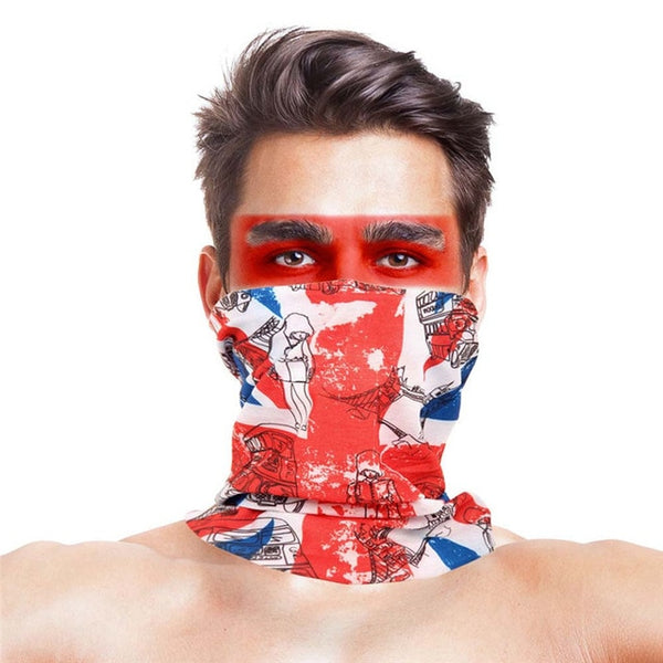 2019 New Design Colorful Cycling Bandana Face Shield Multifunctional Outdoor Sport Mask Headband Tube Hijab Bicycle Bike Baff