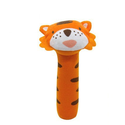 Baby Kids Bearoom Rattle Toys Cartoon Animal Plush Hand Bell Baby Stroller Crib Hanging Rattles Toys Infant Bed Hanging Gift