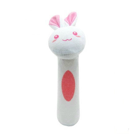 Baby Kids Bearoom Rattle Toys Cartoon Animal Plush Hand Bell Baby Stroller Crib Hanging Rattles Toys Infant Bed Hanging Gift