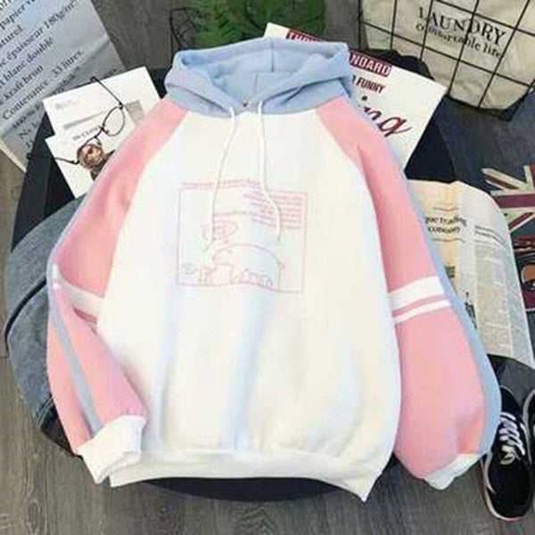 Hoodies Women Autumn Winter Trendy Korean Style Simple Casual Harajuku All-match High Quality Soft Loose Womens Clothing Chic