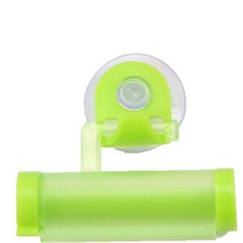 Suction Plastic Rolling Tube Squeezer Useful Toothpaste Easy Dispenser Bathroom Toothpaste Holder Bathroom Home Accessories