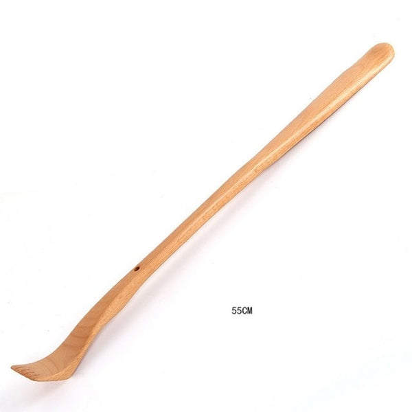 1Pc Long Natural Wood Back Scratcher Massager Pen Clip Handy Manually Body Stick health care