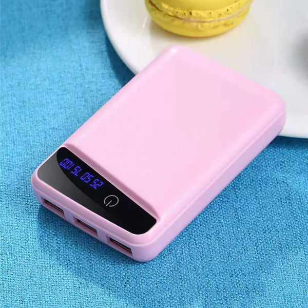 3 Pcs 18650 Portable Battery Charger Cover Power Bank Case DIY Box 3 USB Ports OUJ99