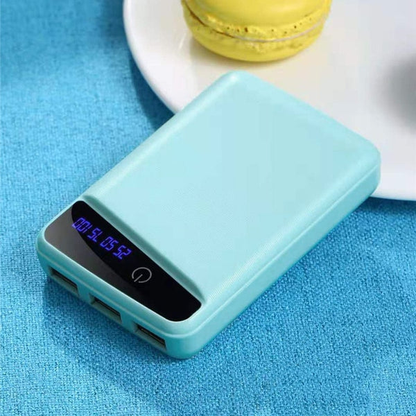 3 Pcs 18650 Portable Battery Charger Cover Power Bank Case DIY Box 3 USB Ports OUJ99