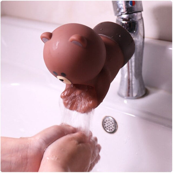 kids bathroom home accessories Cute tap Faucet Extender Minnie Cartoon nozzle for faucet Baby Washing Hand nozzle for crane