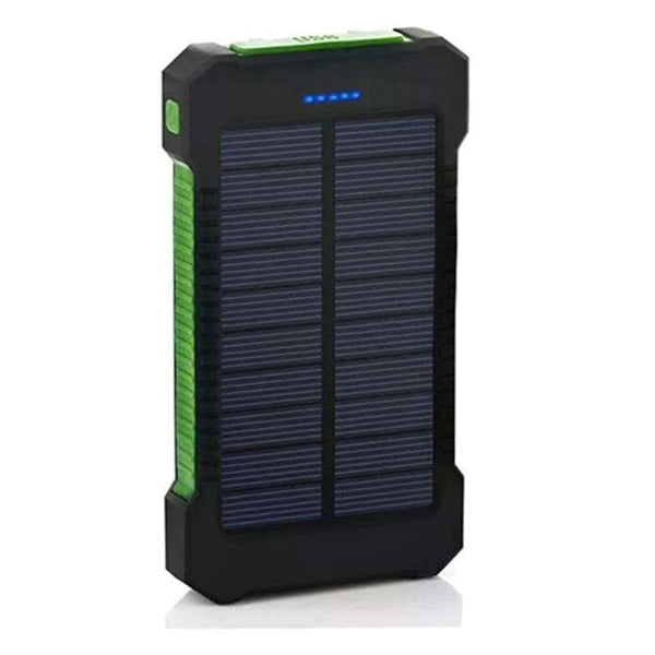 LED Dual USB Ports Solar Panel Power Bank Case Concise and vogue style Charger DIY Kits  For Samsung 18#820