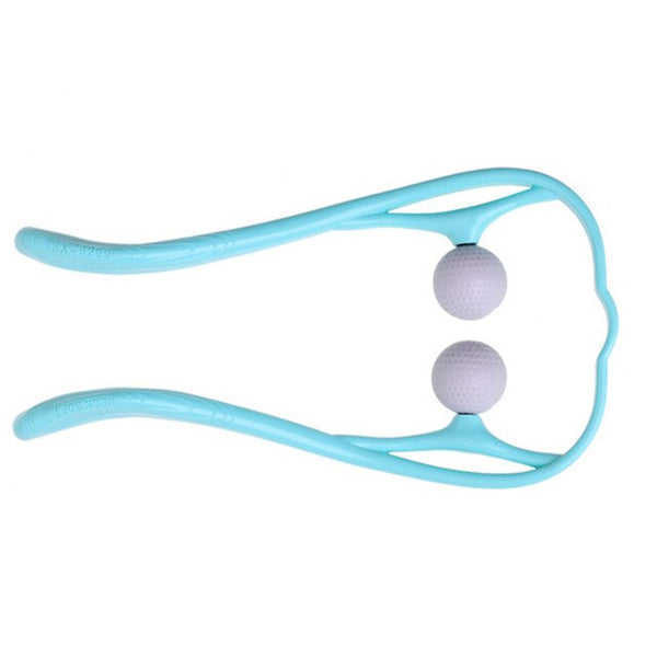 Cervical Massage Stick Body Neck Roller Massager U Shaped Manually Tool Health Therapy Stress Relax Soft Reduces Fatigue DFA