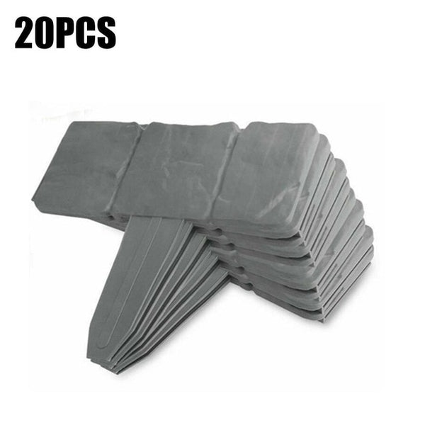 20PCS Imitation Stone Fence Gardening Grounding Fence Folding Garden Border Edging DIY Decorative Lawn Yard Flower Bed Decor