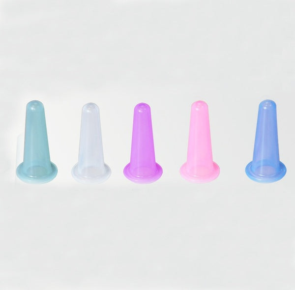 Health Care Facial Silicone Massage Chinese Cupping Set Small Mini Eye Cup Vacuum Cups Popularity can CSV
