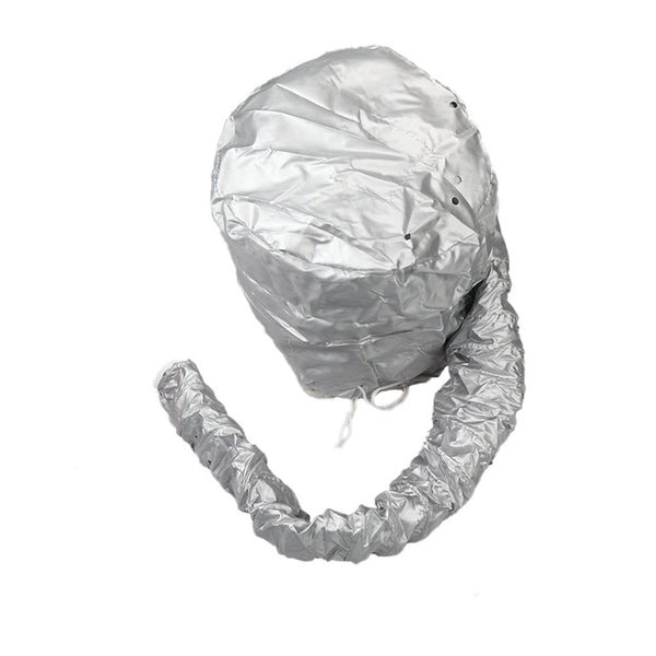 Sliver/Pink Portable Soft Hair Drying Cap Bonnet Hood Hat Womens Blow Dryer Home hairdressing Salon Supply Adjustable Accessory