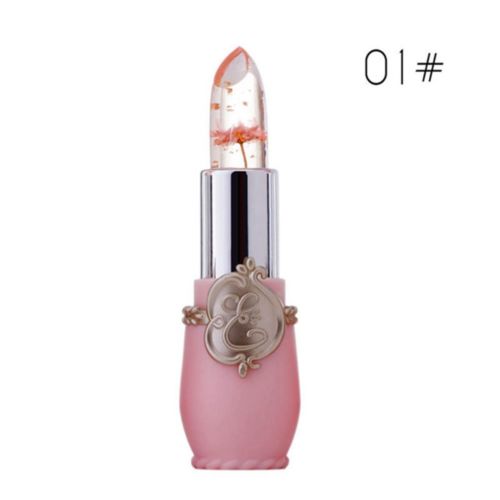 Beauty Lipstick Moisturizing Long Lasting Flower Crystal Jelly Lipstick Magic Temperature Color Changing Lip Balm Makeup