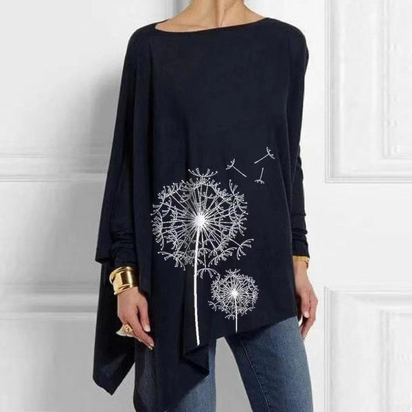 Cotton Irregular Womens Tops And Blouses Casual O Neck Long Sleeve Top Female Tunic 2019 Autumn Spring Plus Size Blusas Shirts
