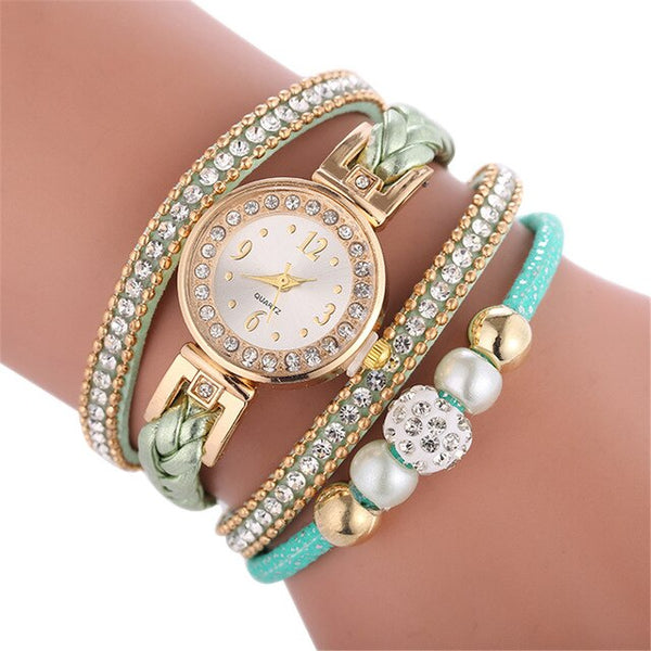 SYNOKE Fashion bracelet ladies watch crystal watch winding beautiful fashion Women bracelet watch round Quartz watch Jewelry 6.5