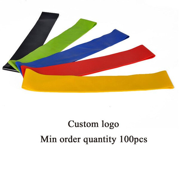 Yoga Resistance Rubber Bands Indoor Outdoor Pull Rope 0.35mm-1.1mm Pilates Sport Rubber Fitness Bands Crossfit Workout Equipment