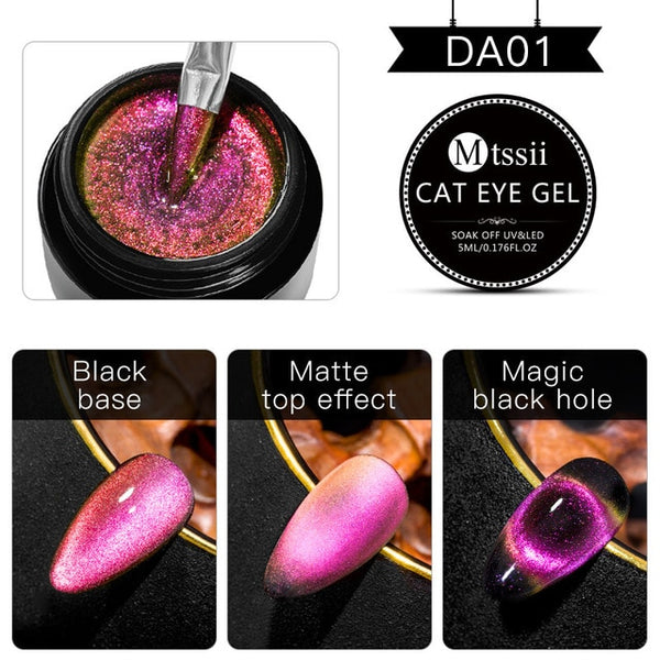 9D Magnetic Cat Eye Nail Gel Polish
