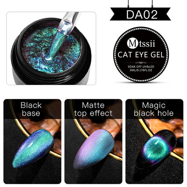 9D Magnetic Cat Eye Nail Gel Polish