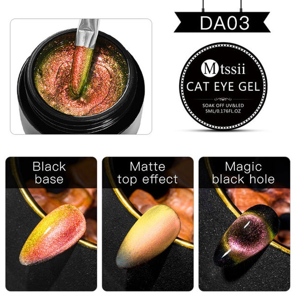 9D Magnetic Cat Eye Nail Gel Polish