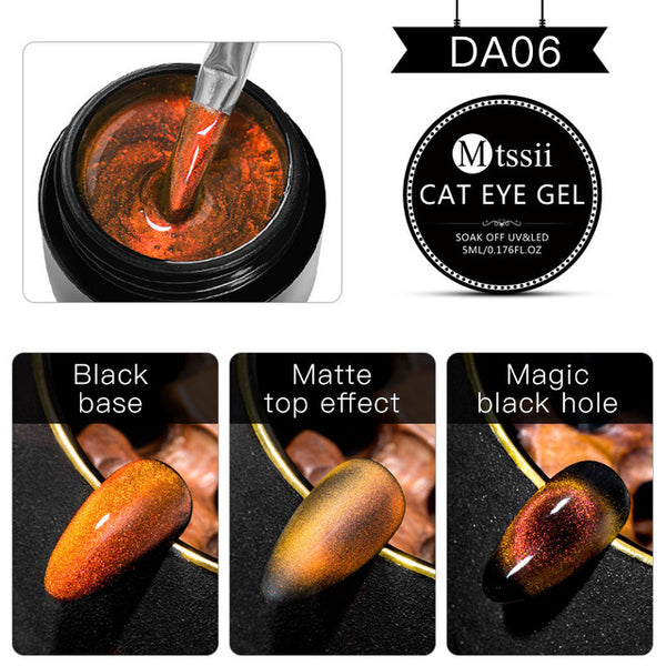 9D Magnetic Cat Eye Nail Gel Polish