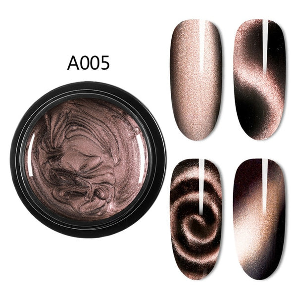 9D Magnetic Cat Eye Nail Gel Polish