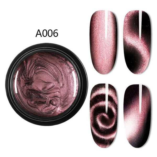 9D Magnetic Cat Eye Nail Gel Polish