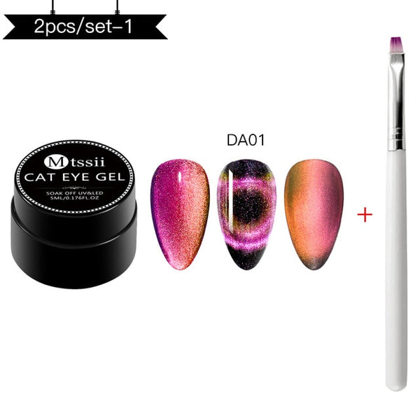 9D Magnetic Cat Eye Nail Gel Polish