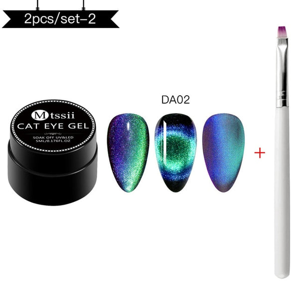 9D Magnetic Cat Eye Nail Gel Polish