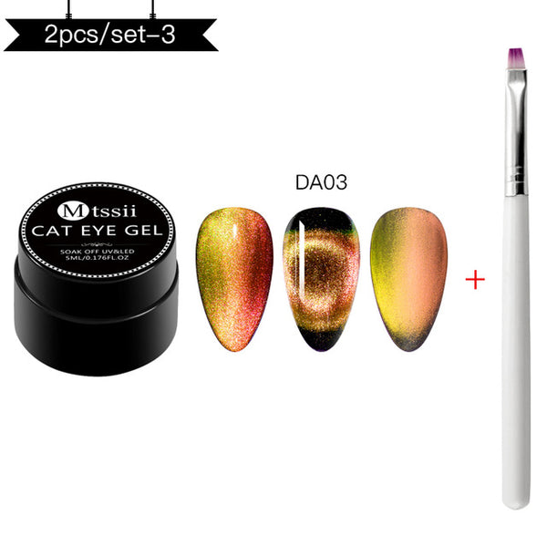 9D Magnetic Cat Eye Nail Gel Polish