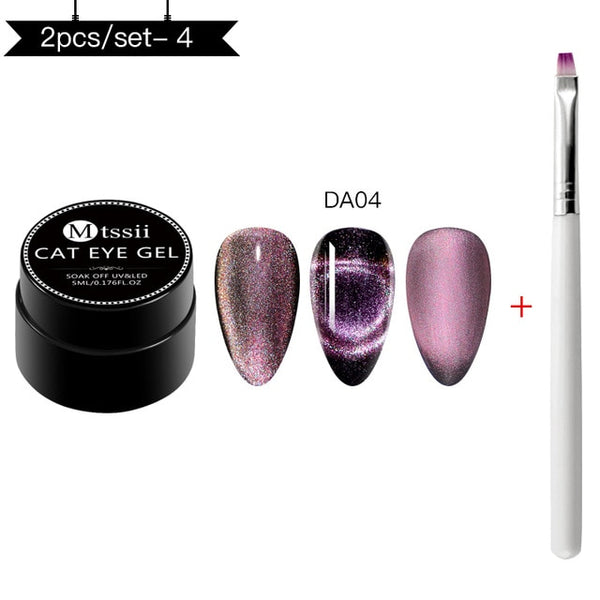 9D Magnetic Cat Eye Nail Gel Polish