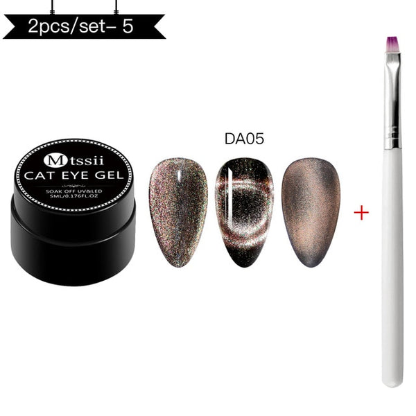 9D Magnetic Cat Eye Nail Gel Polish