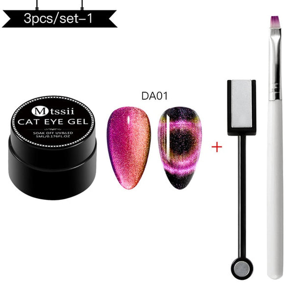 9D Magnetic Cat Eye Nail Gel Polish