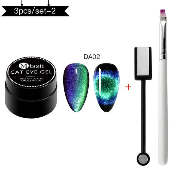 9D Magnetic Cat Eye Nail Gel Polish