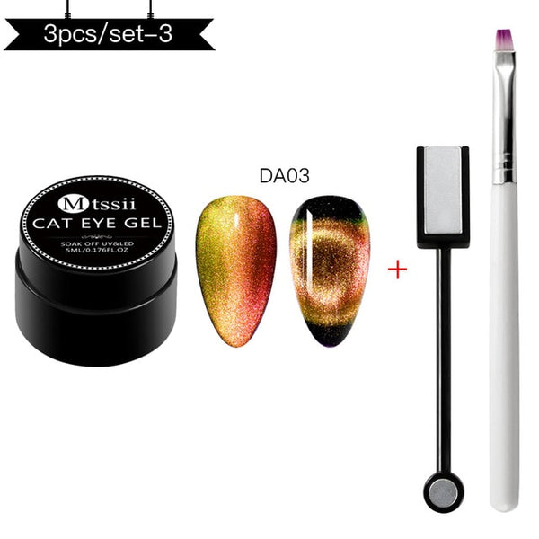 9D Magnetic Cat Eye Nail Gel Polish