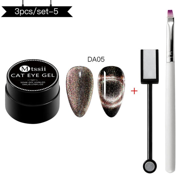 9D Magnetic Cat Eye Nail Gel Polish