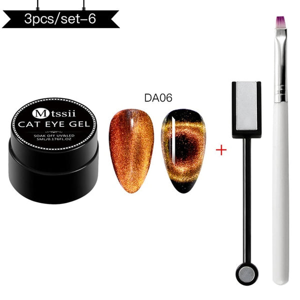 9D Magnetic Cat Eye Nail Gel Polish