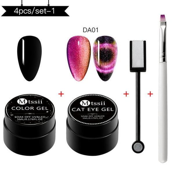 9D Magnetic Cat Eye Nail Gel Polish