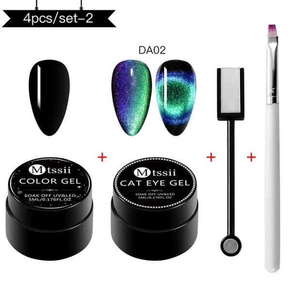 9D Magnetic Cat Eye Nail Gel Polish