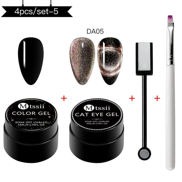 9D Magnetic Cat Eye Nail Gel Polish