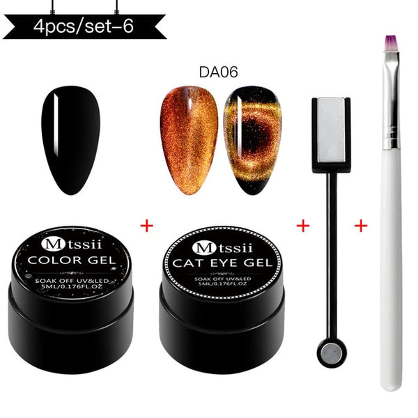 9D Magnetic Cat Eye Nail Gel Polish