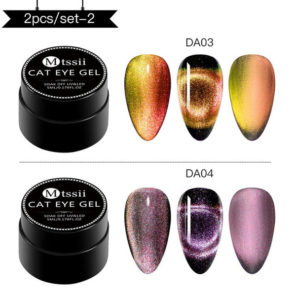 9D Magnetic Cat Eye Nail Gel Polish