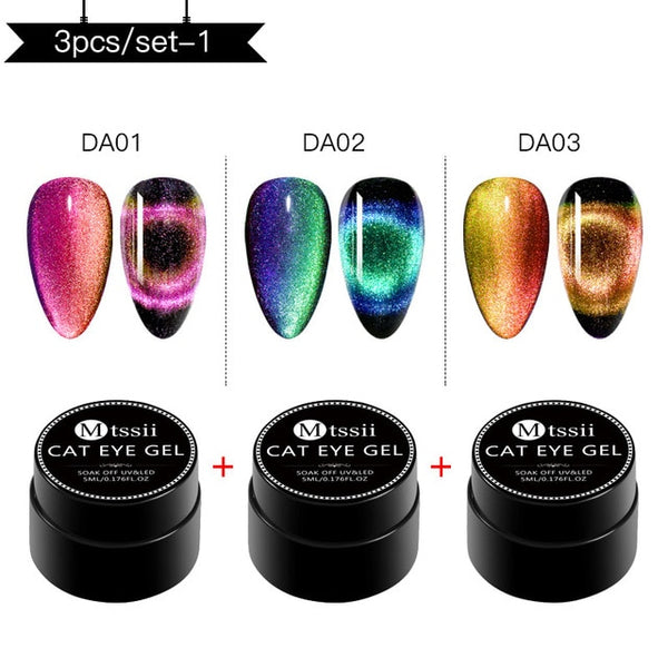9D Magnetic Cat Eye Nail Gel Polish