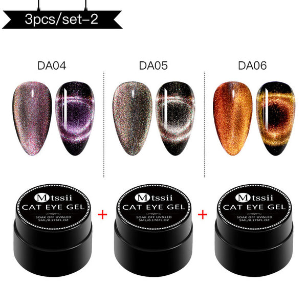 9D Magnetic Cat Eye Nail Gel Polish