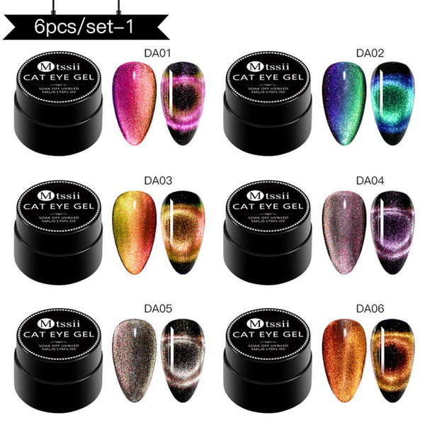 9D Magnetic Cat Eye Nail Gel Polish
