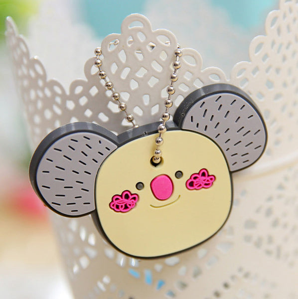 1pcs cartoon Silicone Protective key Case Cover For key Control Dust Cover Holder Organizer Home Accessories Supplies