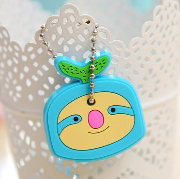 1pcs cartoon Silicone Protective key Case Cover For key Control Dust Cover Holder Organizer Home Accessories Supplies