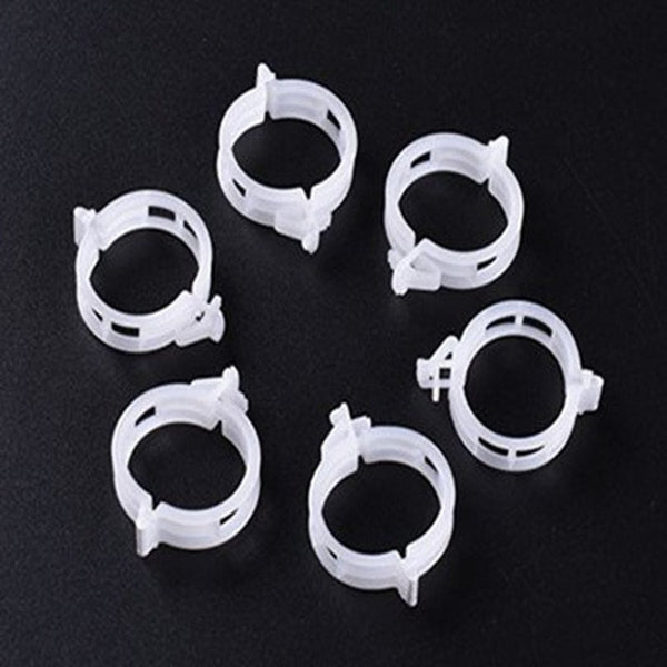 50/100pcs 30mm Plastic Plant Support Clips For Tomato Hanging Trellis Vine Connects Plants Greenhouse Vegetables Garden Ornament
