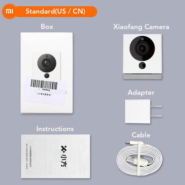 Original Xiaomi CCTV Mijia Xiaofang 110 Degree F2.0 8X 1080P Digital Zoom Smart Camera IP WIFI Wireless Camaras Cam