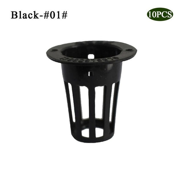10pcs Heavy Duty Hydroponic Mesh Pot Net Cup Basket Hydroponic Aeroponic Plant Grow Garden Clone