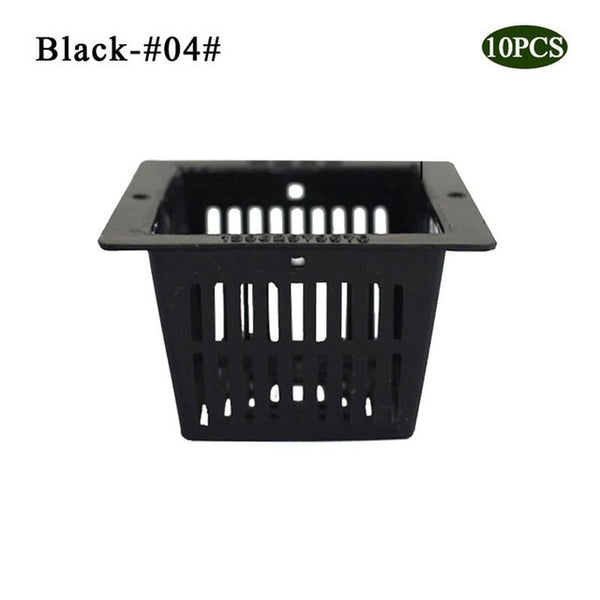 10pcs Heavy Duty Hydroponic Mesh Pot Net Cup Basket Hydroponic Aeroponic Plant Grow Garden Clone