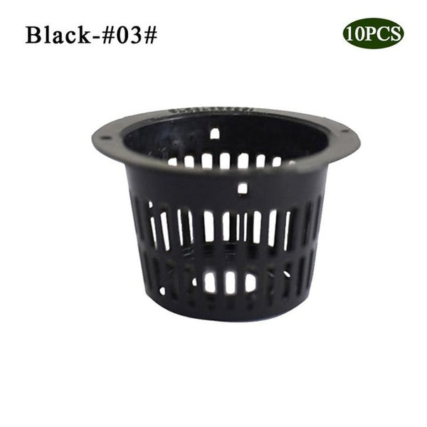 10pcs Heavy Duty Hydroponic Mesh Pot Net Cup Basket Hydroponic Aeroponic Plant Grow Garden Clone