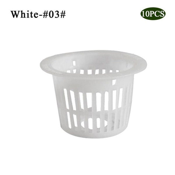 10pcs Heavy Duty Hydroponic Mesh Pot Net Cup Basket Hydroponic Aeroponic Plant Grow Garden Clone